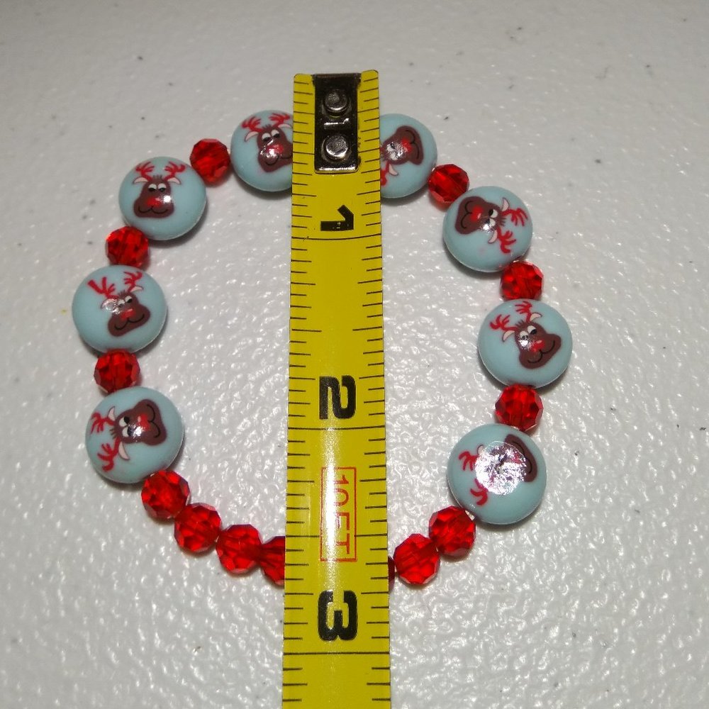 Christmas Rudolph rendear bracelet - Picture 6 of 6